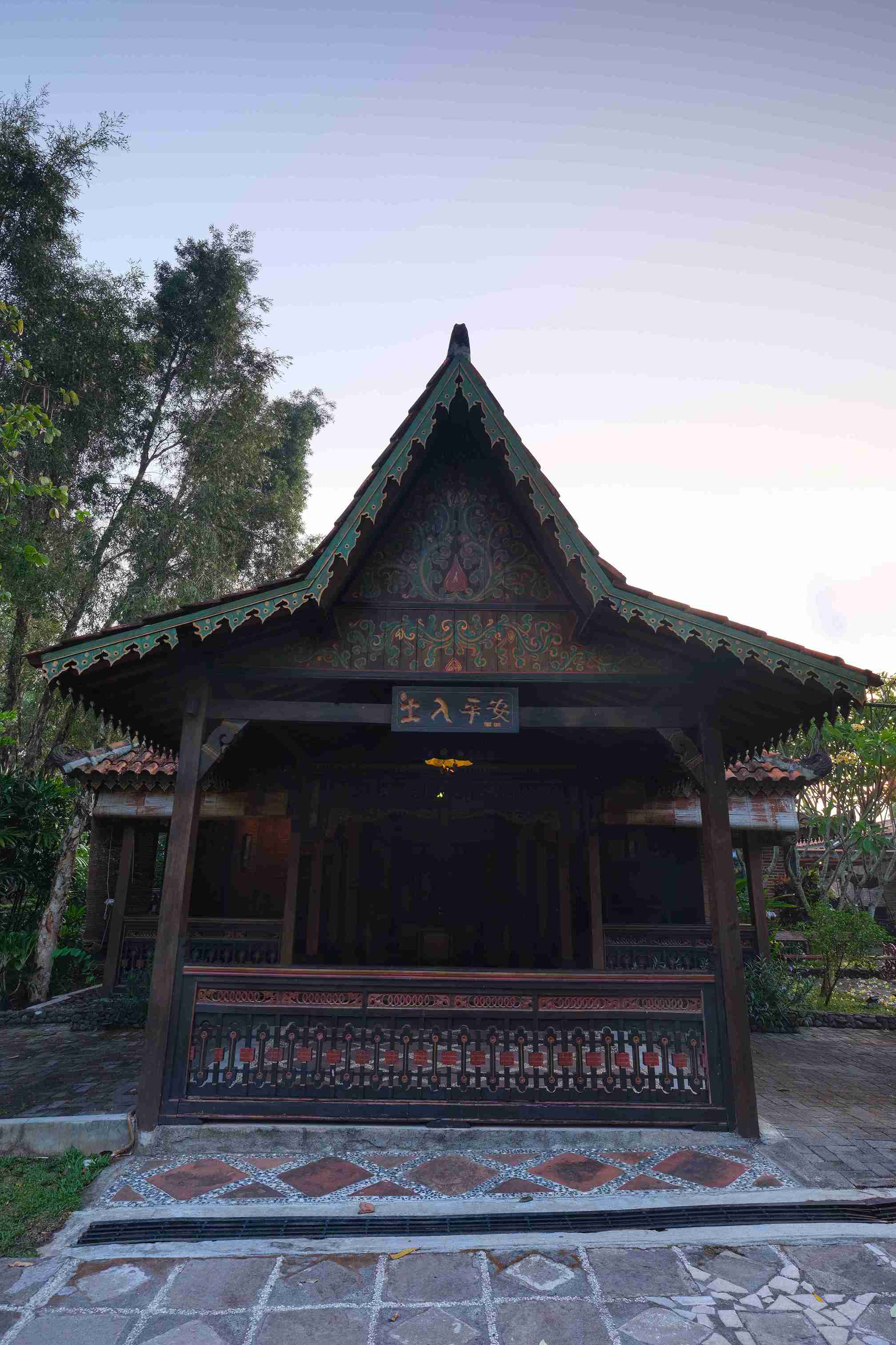 Traditional Joglo Architecture Detail